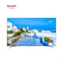 夏普（SHARP）LCD70SU578A 70英寸电视智能4K超高清智能网络液晶平板电视机 白