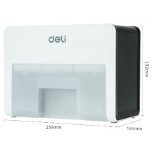 得力（deli）德国4级高保密桌面型碎纸机 个人办公/前台/家用多功能小型碎纸机9931（A5）