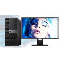 戴尔台式机OptiPlex7070MT I5 9九代（DELL）商用电脑 带23.8英寸IPS显示器SE2416HM